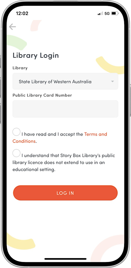 Barcode app login