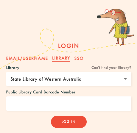 Barcode web login