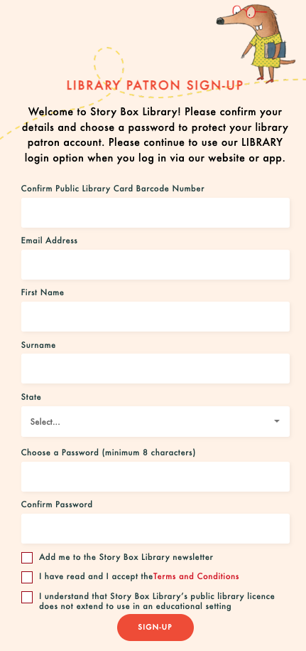 Barcode web login