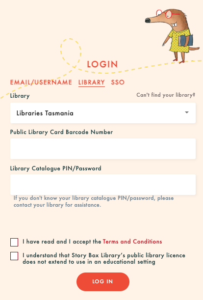 Barcode and pin web login