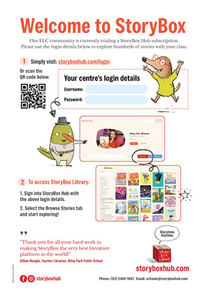 StoryBox Hub | Promoting StoryBox at your Early Learning Centre